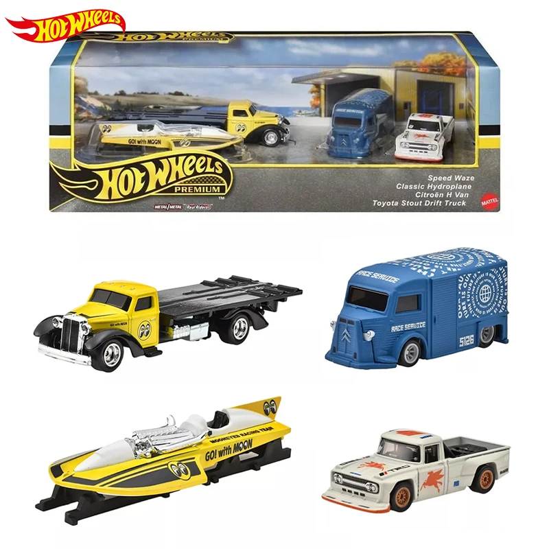 Hot Wheels Premium Collection Mooneyes Garage Speed Waze Citroen H