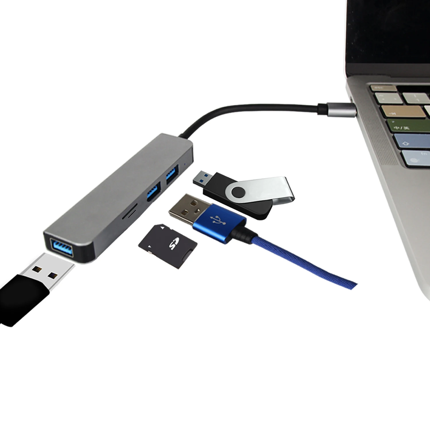 Otg converter SD card Type C Micro Usb , Adapter Data Transfer for Macbook CellPhone Samsung Huawei