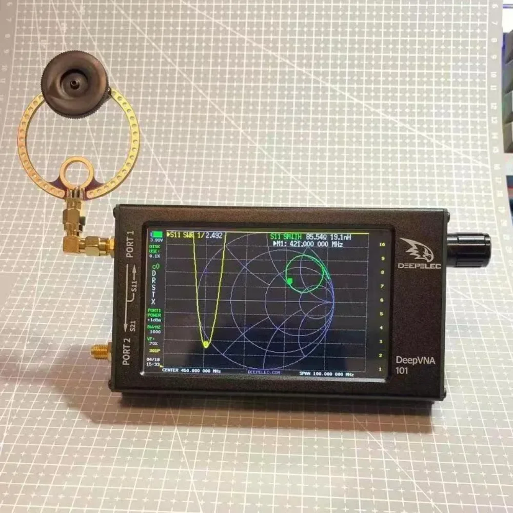 2pcs FM 안테나 도넛 안테나 UV UHF + VHF FM 400M-470MHz 80M-150MHz HFDY Malahiteam DSP DSP2 라디오 수신기 용 SMA 인터페이스