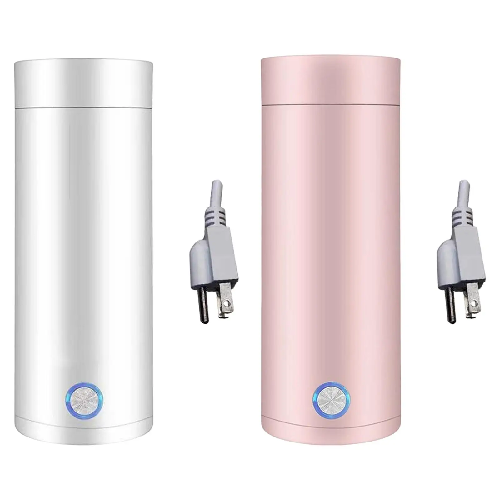 Portable Electric Kettle Hot Water Boiler Bottle US Adapter Small Tea Pot  Travel Mini thermal for Coffee Boiling Water Beverage