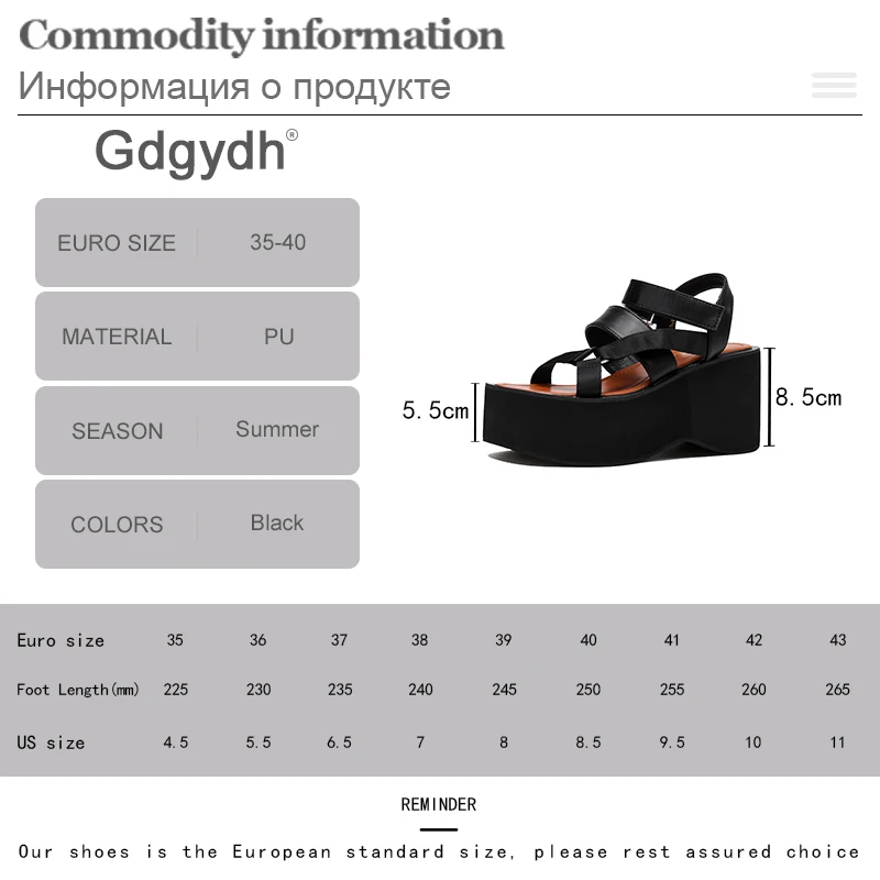 Gdgydh Womens Open Toe Flat Platform Sandals with Buckle Ankle Strap Beach Shoes Roman Style Wedge Heels Sandal Comfortable