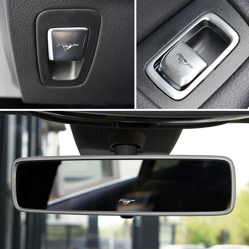 Car Window Lift Button Sticker Steering Wheel Decal Styling For Mustang Zapatillas Miniatura Gt Shelby 2005 2015 Mujer 2012 2006 6