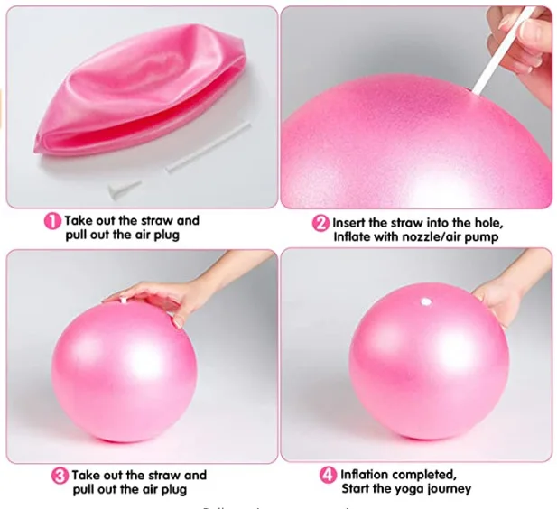 25cm Pilates Ball Explosion-proof Yoga Core Ball Indoor Balance Exercise Gym for Fitness Pilates Equipment мяч для фитнеса yoga ball