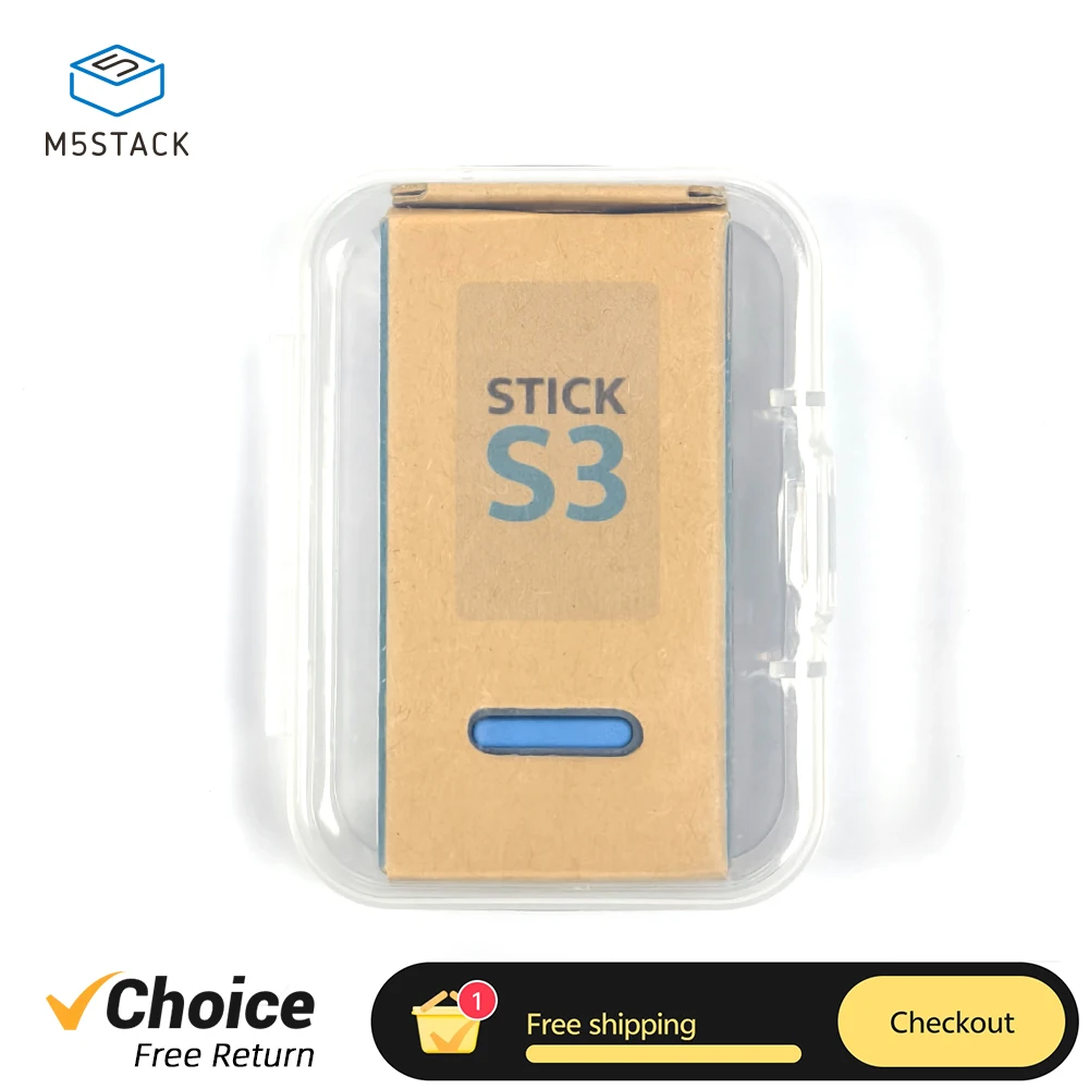 وحدة تحكم قابلة للبرمجة M5Stack StickS3 الأصلية مع ESP32S3، مجموعة تطوير IoT مصغرة، وحدة تحكم IoT