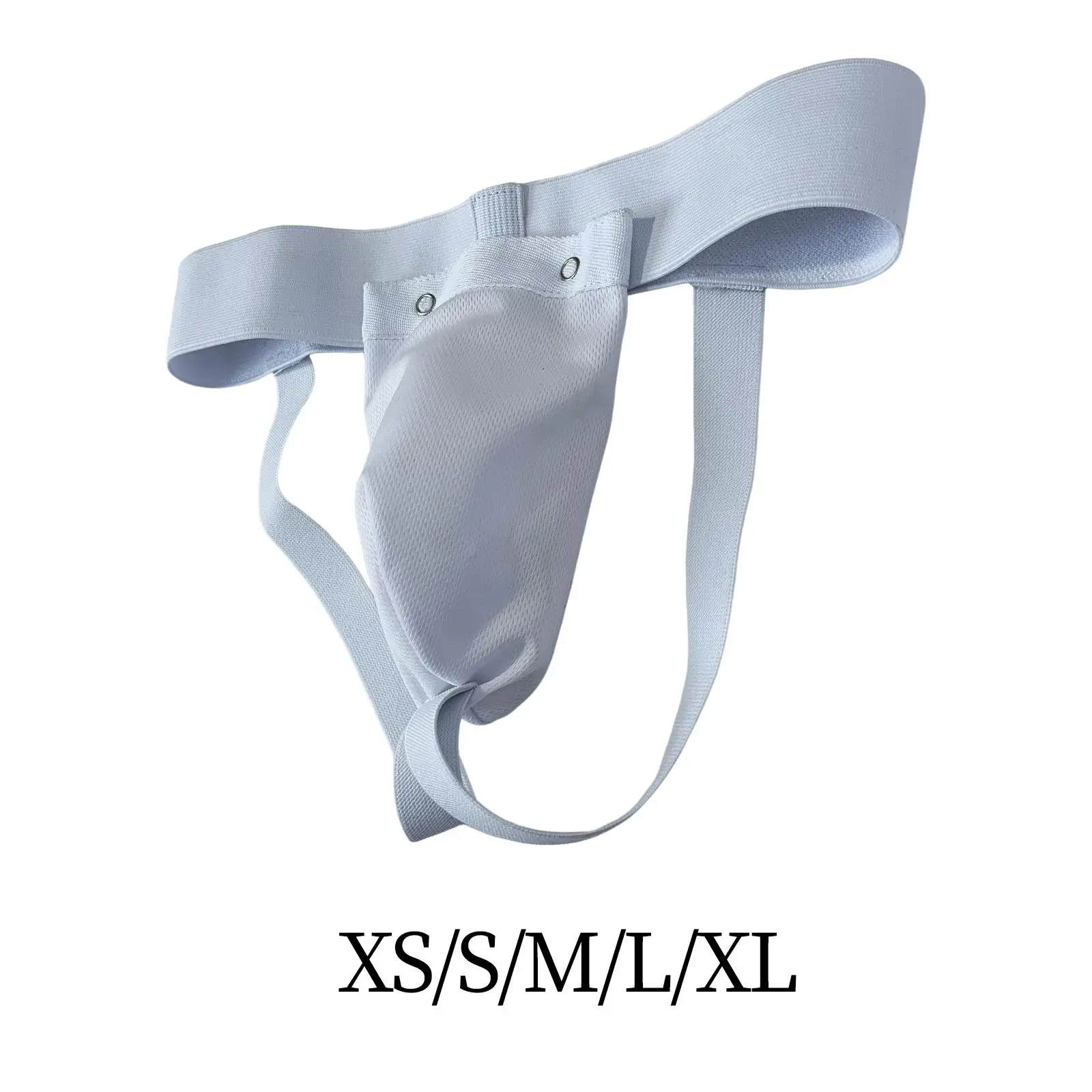 Mens Groin Protector Athletic Cup Jockstrap Support Underwear Crotch Protective
