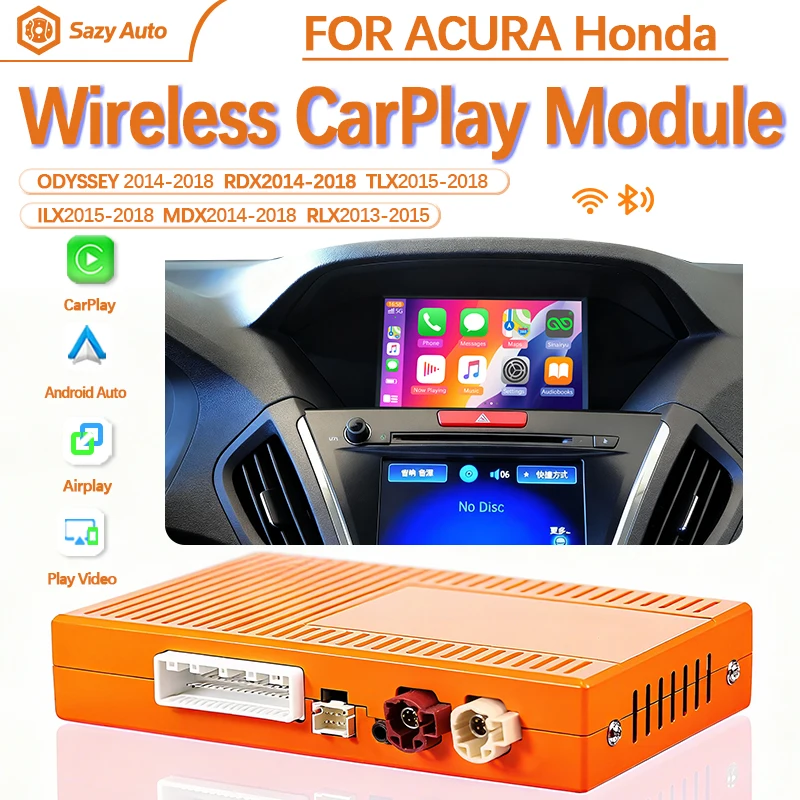 Car Ai Box Wireless Apple Carplay Android Auto For Acura YD3 MDX