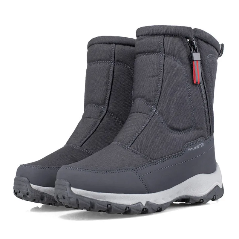 woman Snow Boots Platform Boots Ankle Plush Warm Thicken Winter Shoes Male 2023 Comfortable Non-slip Outdoor Booties Women Shoes