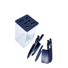 1 Set 1/12 Dollhouse Knife Rest Model Mini Knives Set Toys Dollhouse Cooking Utensils Dolls House Kitchen Accessories 2