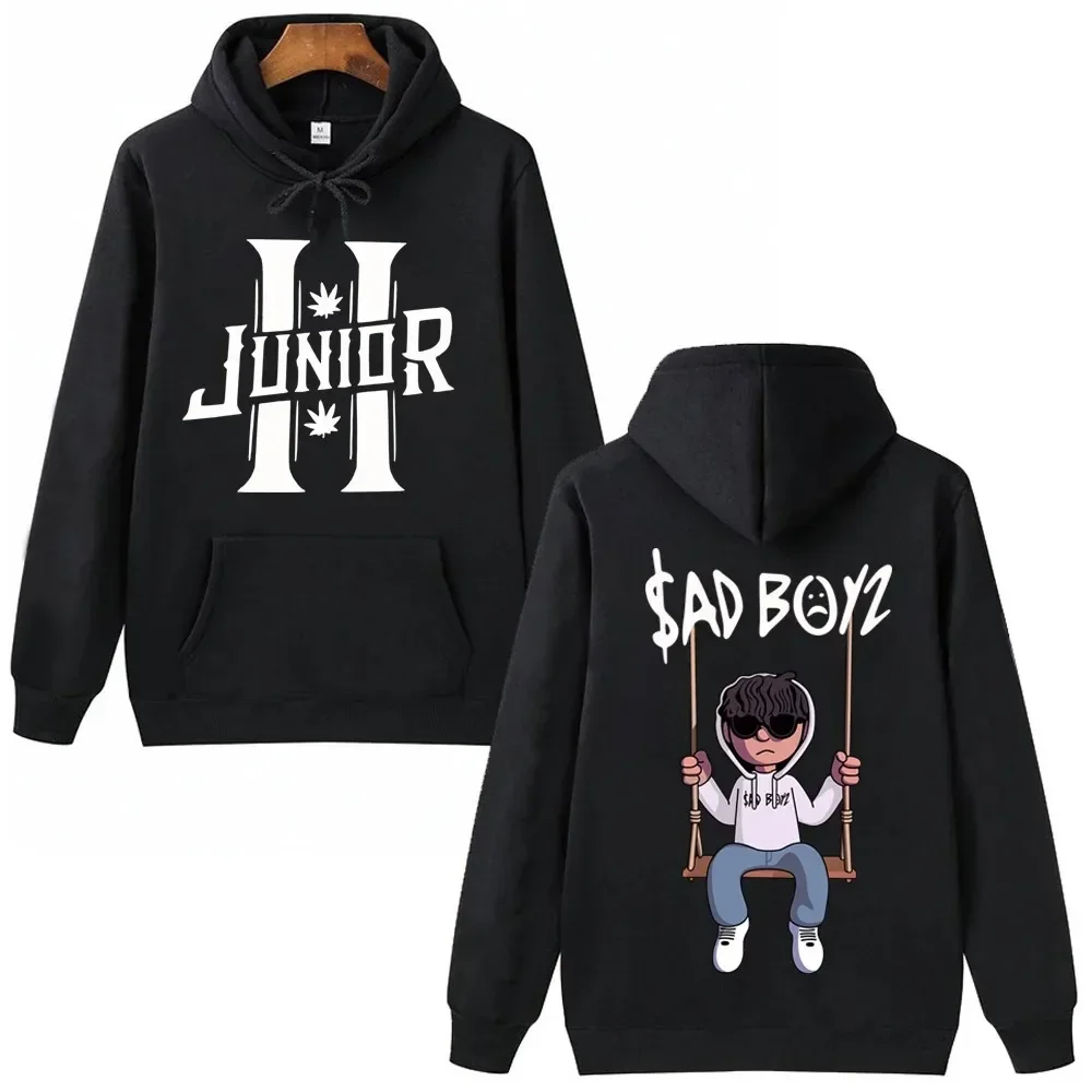 Junior H smutný chlapci, harajuku dívčí, boky chmel pulovr, bájit hudba dar, móda, ležérní, volné, pohodlné svetr, mikina