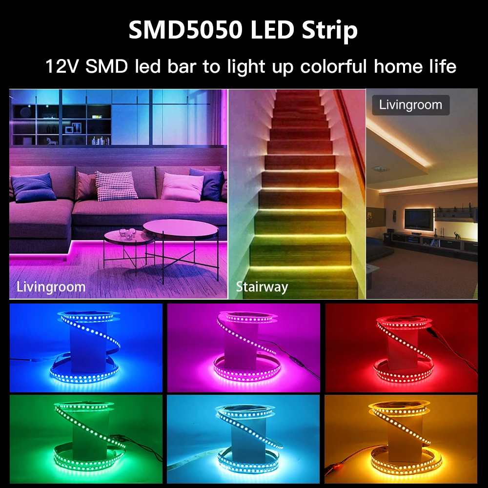 15m 20m Magic Home PRO APP Controlling Colors Changing Indoor Smart  Lighting Decoration WiFi RGB LED Strips Room - China LED RGB Light Strip,  Flexible LED Strip