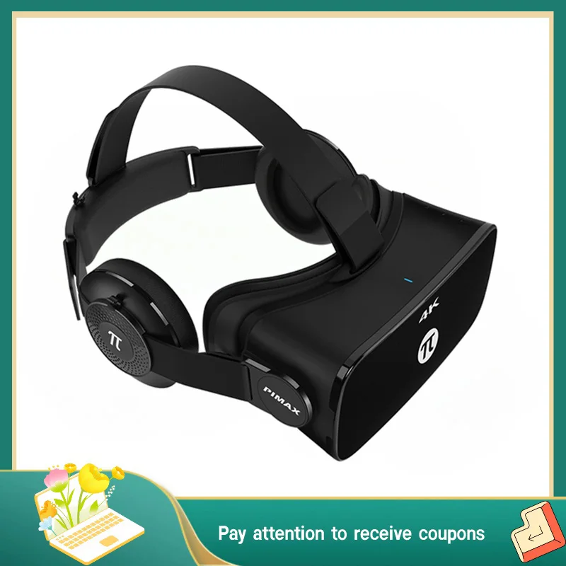 Pimax 4k vrヘッドセット,Vrビデオゲーム用,3Dバーチャル