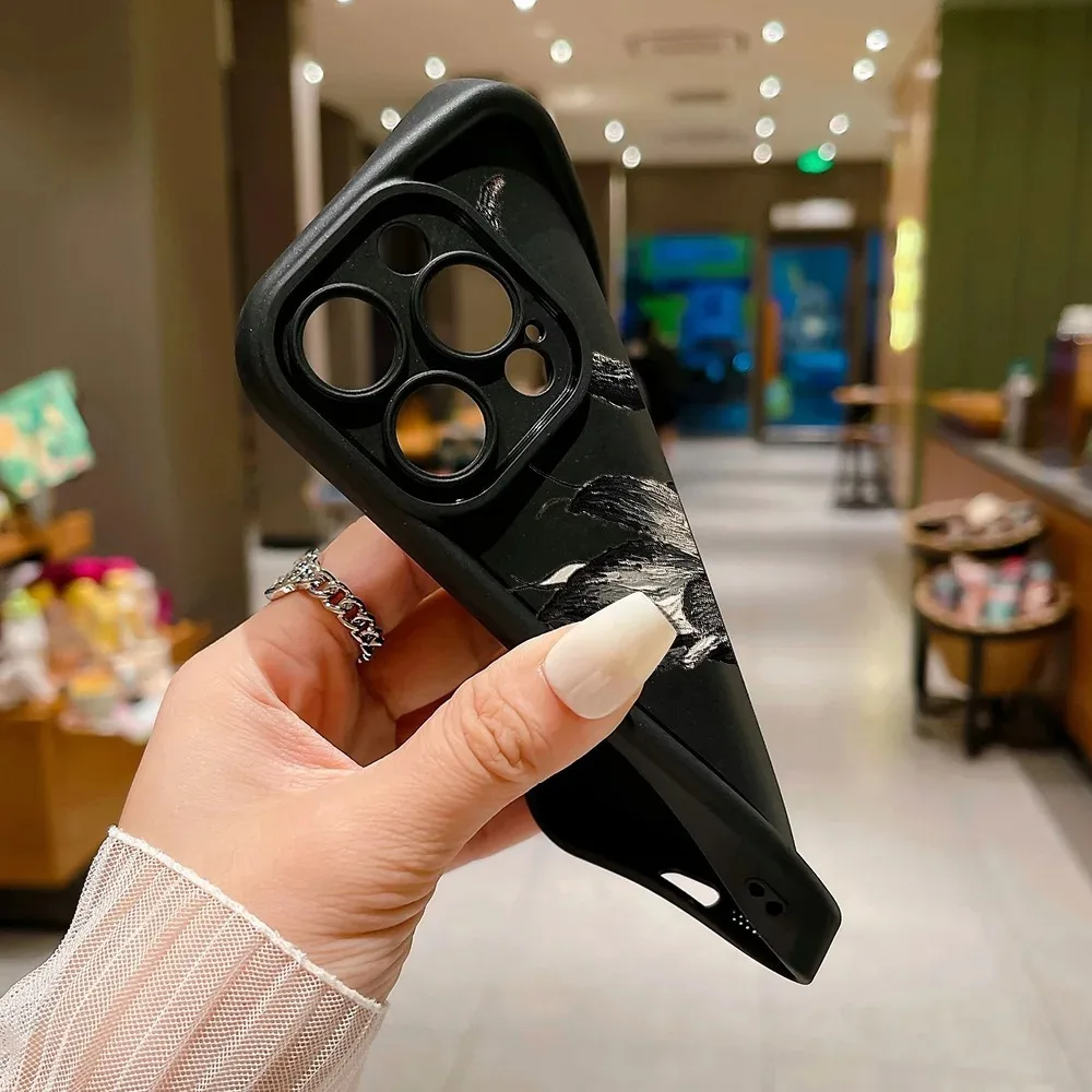 Full coverage silicone phone case with camera lens protection and shock proof features.