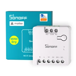 Wi-Fi Smart Switch with Dry Contact Relay and Matter Support (MINI-D)