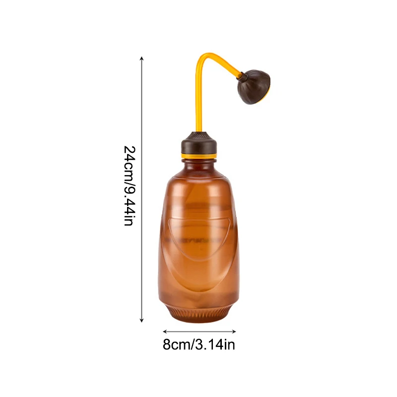 1Pc 450ml Small Watering Can Bottle Watering Spout Bonsai Can For Indoor Seedlings Plant Plastic For House