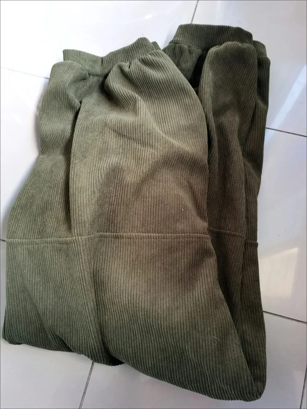 Pantaloni stile harem in velluto a coste casual autunno inverno Pantaloni da donna larghi retrò a vita alta Pantaloni da mamma oversize femminili Pantaloni sportivi larghi 6