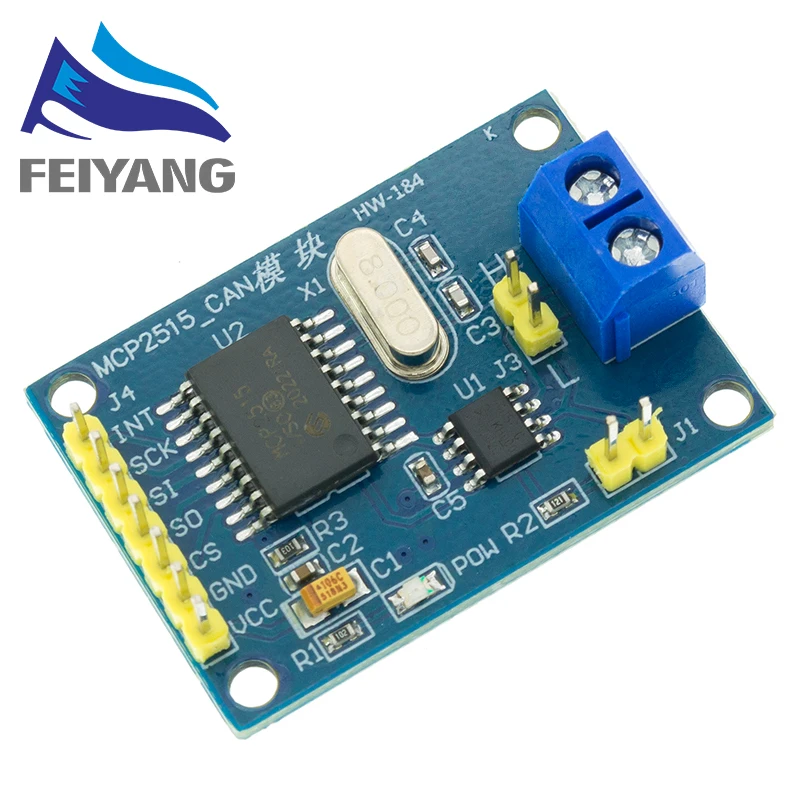 SAMIROB MCP 2515 CAN-Bus-Modulplatine TJA 1050 Empfänger SPI für 51 MCU ARM Controller – Detail 3