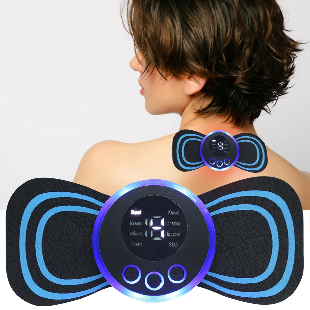 Neck Rechargeable Massager Lcd Display EMS Electric Cervical Massage Patch  Pain Relief Relaxation Muscle Stimulator Dropshipping – ProWeb Produtos