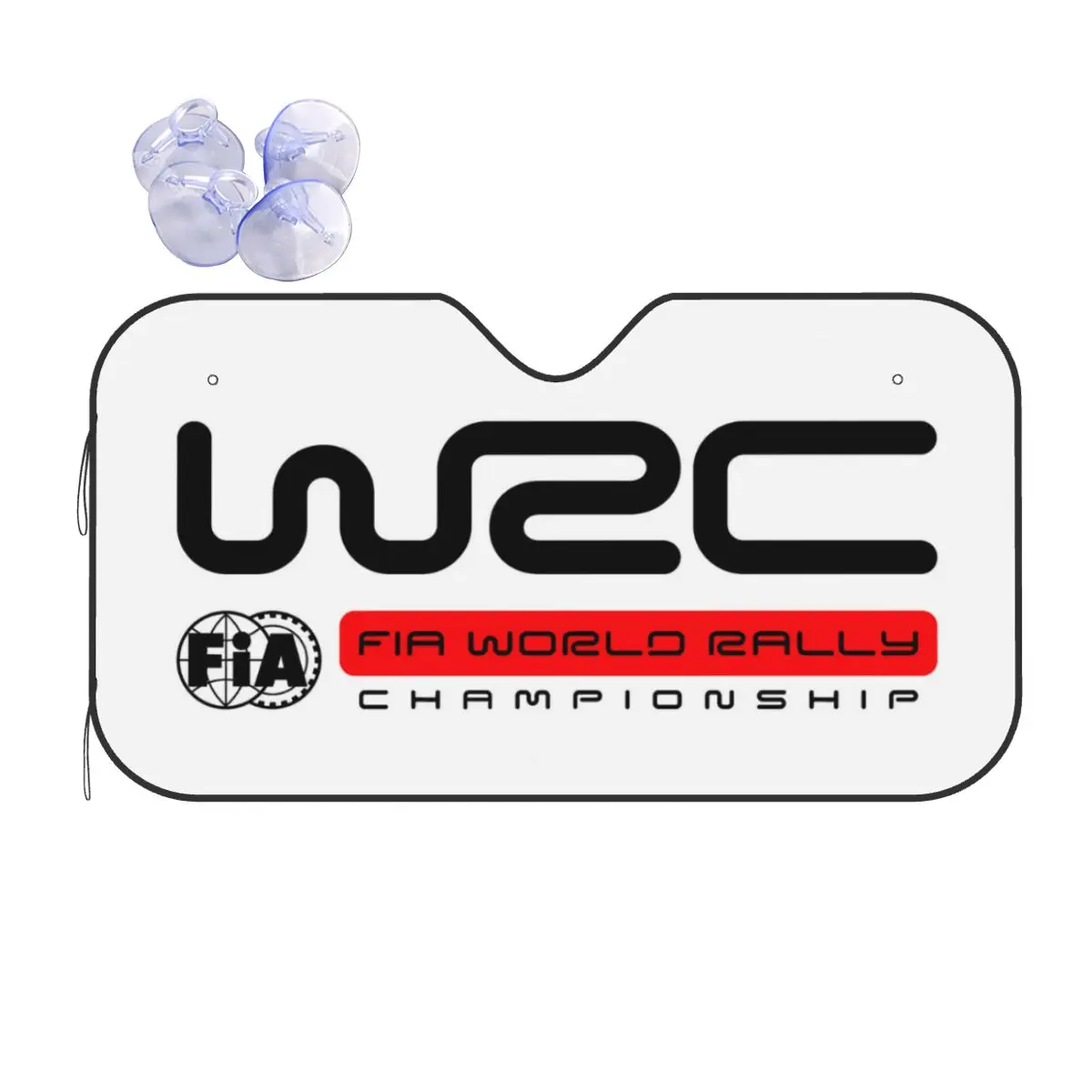 WRC Windshield Sunshade Folding Blocks UV Rays Sun Visor Protector
