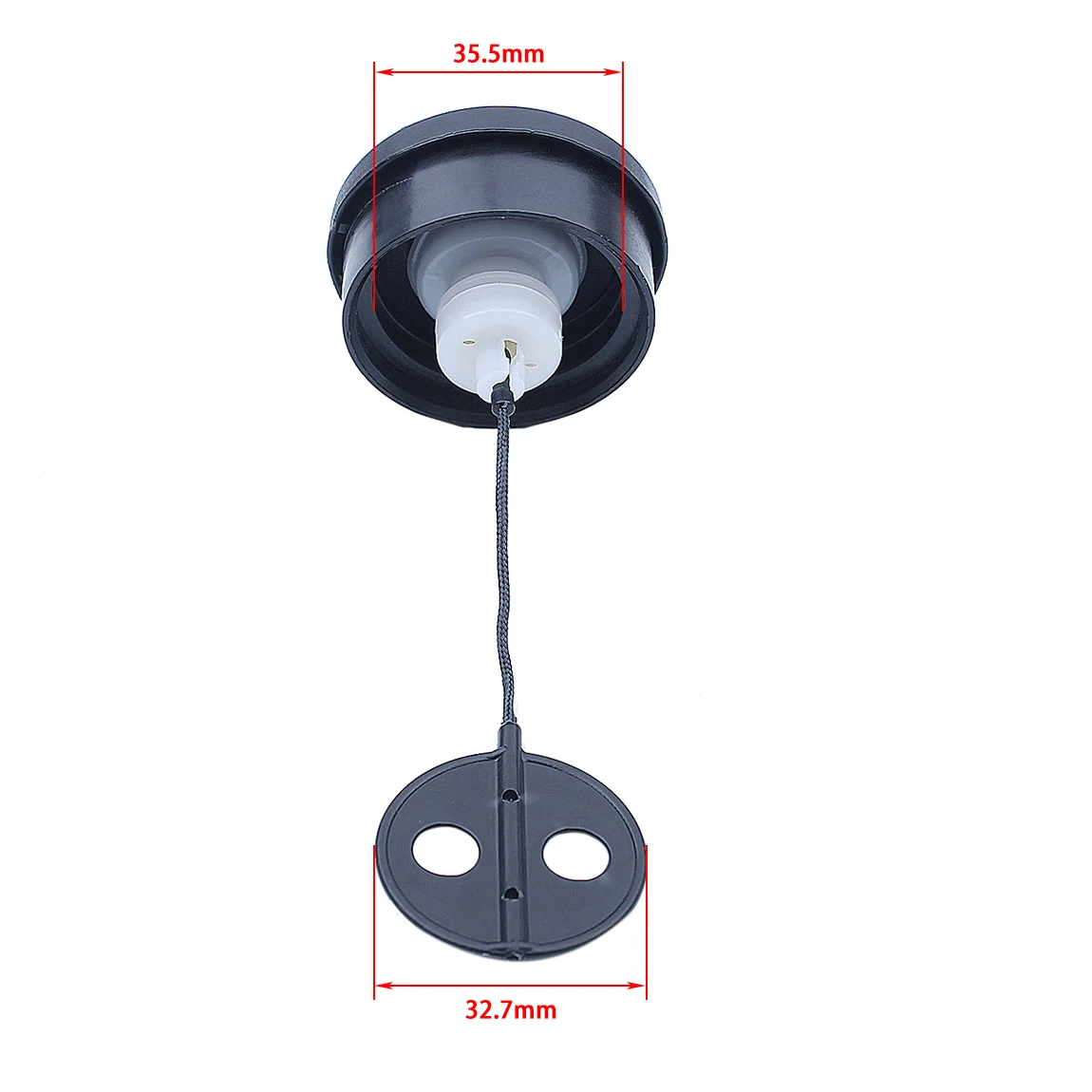 2PCS Fuel Tank Gas Cap For Stihl FS38 FS45 FS46 FS48 FS55 FS56 FS75 FS80 FS81 FS85 FS120 FS200 FS250 FS300 Trimmer Lawn Mower 6