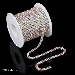 Elegant Pearl & Rhinestone Gold/Silver Copper Chain Trim (15)