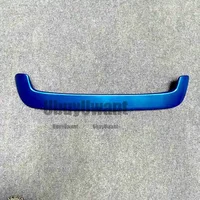 High Quality ABS Material Glossy Black Painted Primer Color Car Rear Roof Wing For Peugeot 206 207 Spoiler 5