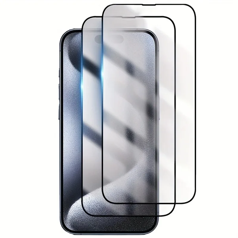 

Закаленное стекло HD для IPhone 15 Pro Max 15 Plus, Защитная пленка для экрана 13, 11, 12, 14 Pro Max, 6, 7, 8 Plus, X, XR, XS Max, стекло, 2 шт.