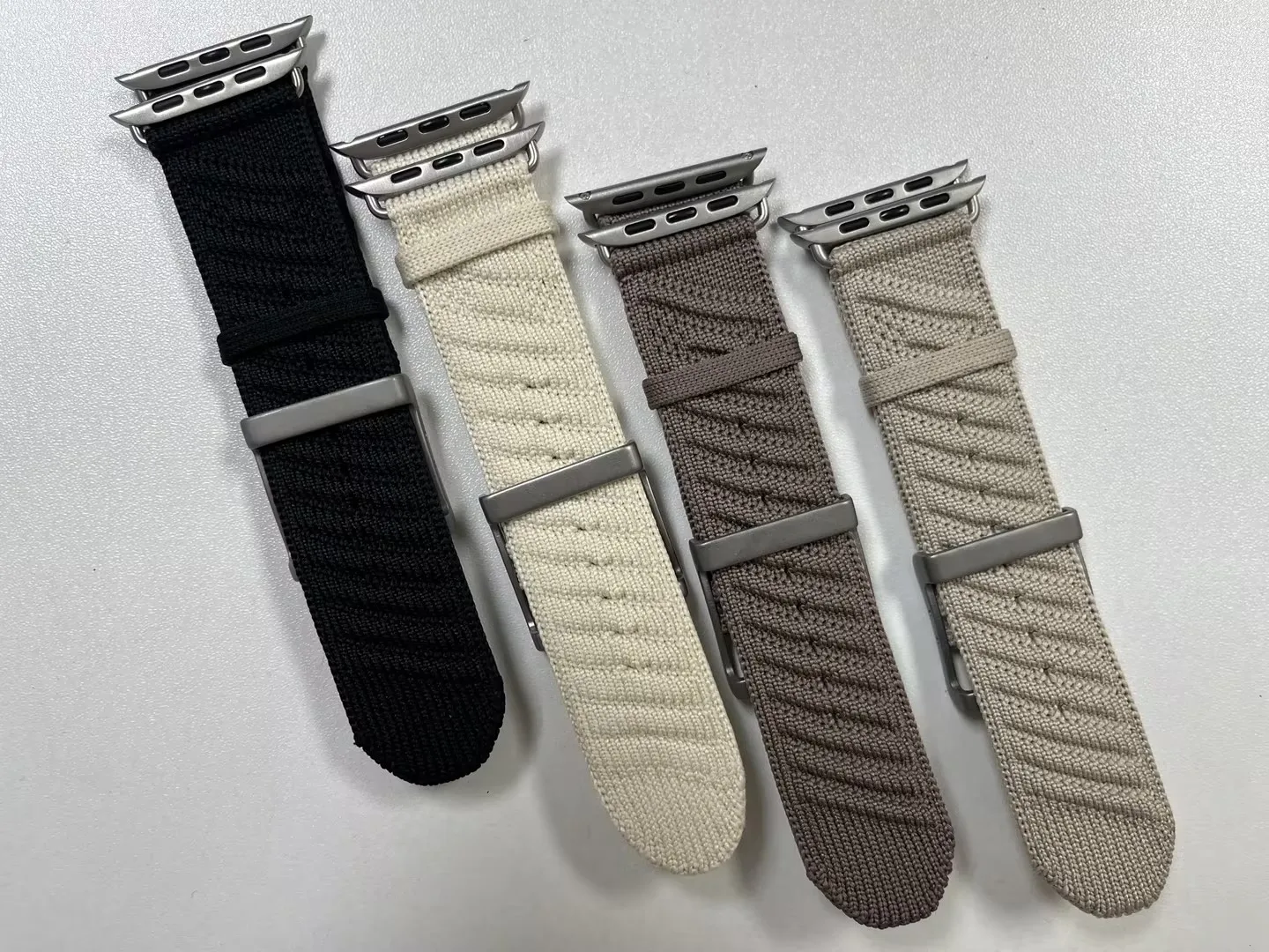 Elegant En Mer Bleu Nuit Nylon Watch Strap with Logo – 46MM/42MM/44MM/45MM/49MM