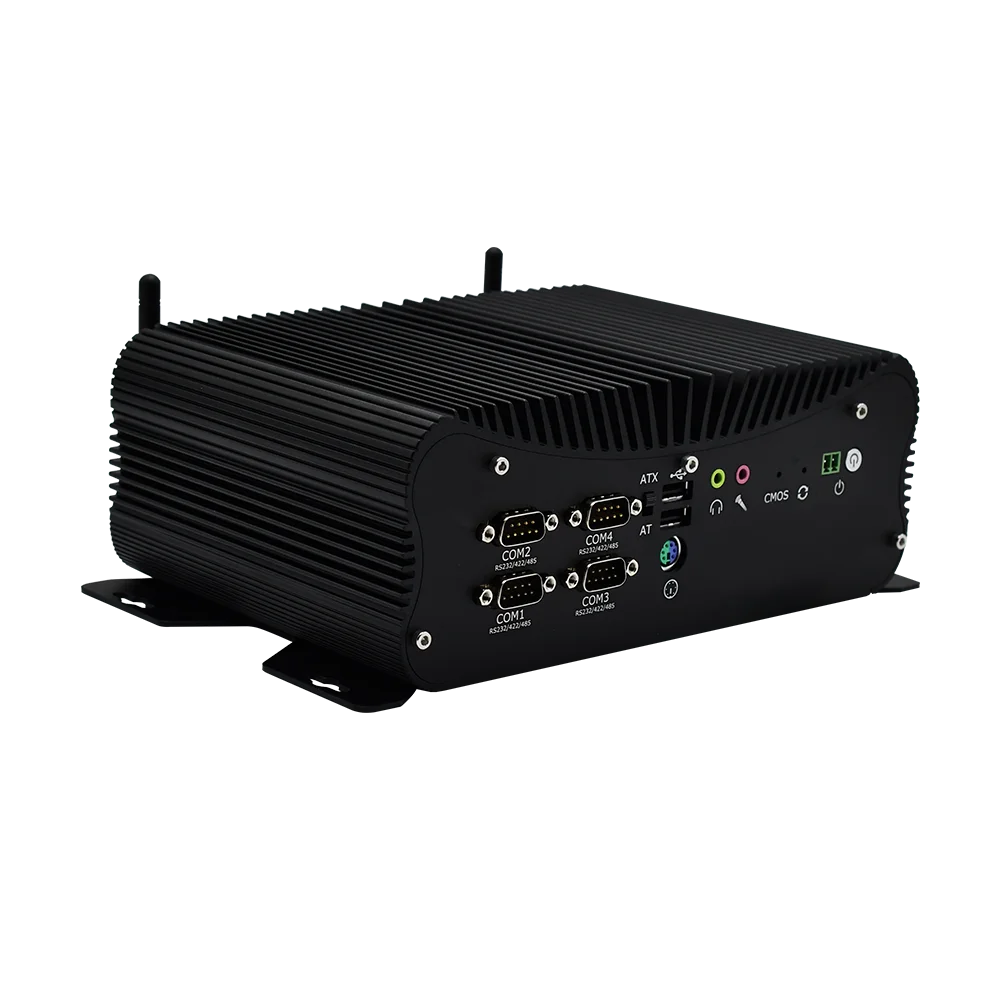 Fanless Industrial Mini PC Intel Core i7 1165G7 i5 1135G7 Mini Desktop PC Windows 10/11, HDMI & VGA RS485/232 COM GPIO  LPT USB 5