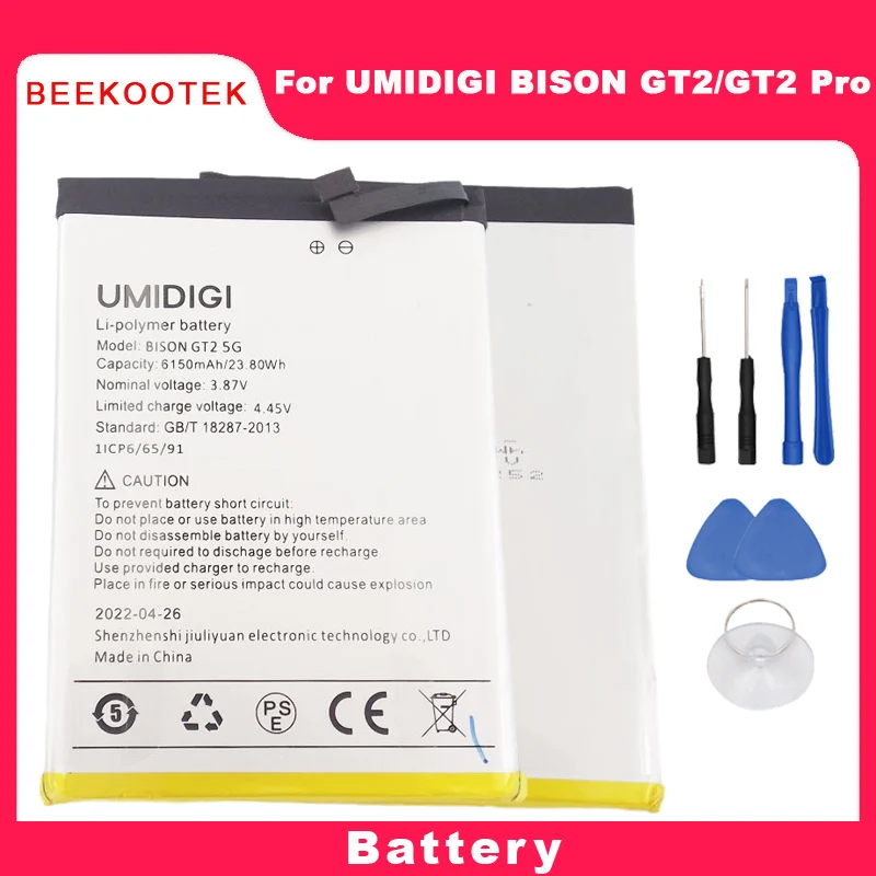 

New Original UMIDIGI BISON GT2 Battery Inner Built Cellphone Battery Repair Repalcement Accessories For UMIDIGI BISON GT2 Pro