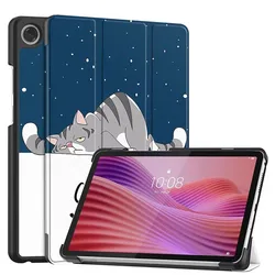 8.7 Inch Smart Folding Flip Stand Case with Auto Sleep Function for Lenovo Tab One 2025 (LM)