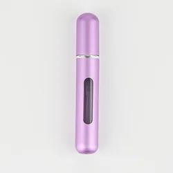 Portable Mini Refillable Perfume Spray Bottle - 8/5ml Travel-Friendly Atomizer Container - Colour (8ml Matte purple)