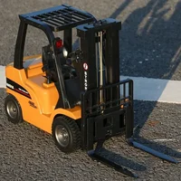 Rc Remote Control Car 1:10 Huina 1576 Forklift Truck Toy 2.4g Large Transport Engineering Truck Children'S Remote Control Toy 1