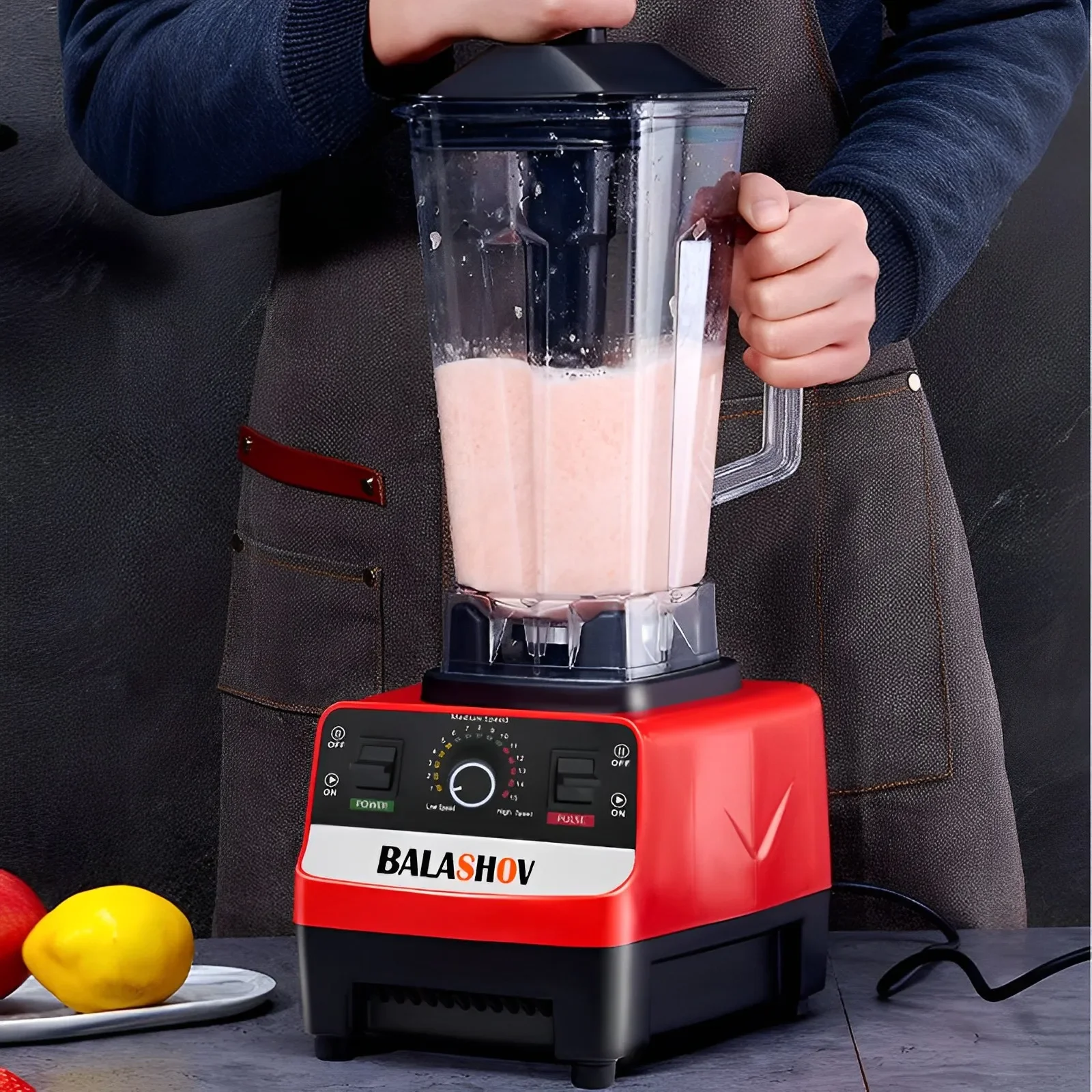 Description Picture 2 of itemHigh Power Food Processor 2000W Stationary Blender Heavy Duty Commercial Mixer Ice Smoothies Appliances for Kitchen