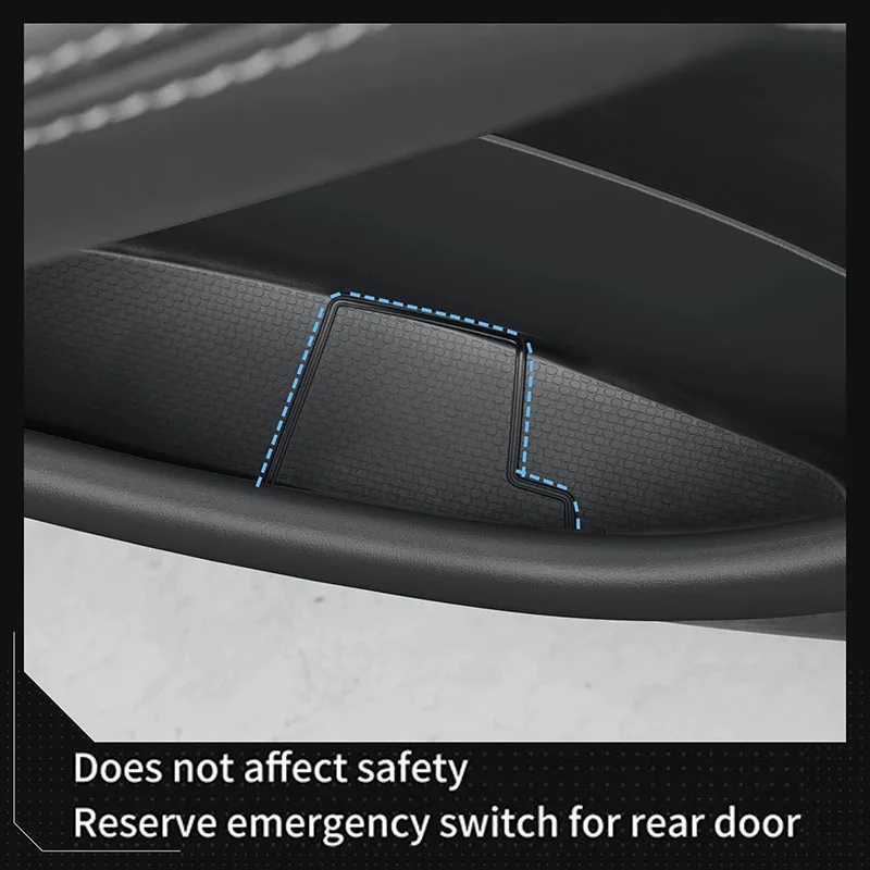 Door Side Storage Box For Tesla Model Y Juniper Model 3 Highland Full&Half Cover