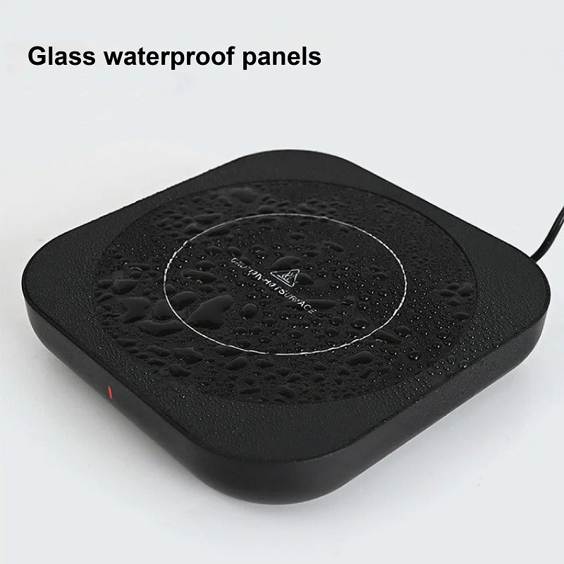 110V/220V Electric Ceramic Stove Office 3 Gear Tea Stove Electric Heating Plate 80℃ Constant Temperature Coffee/Milk Heating Pad