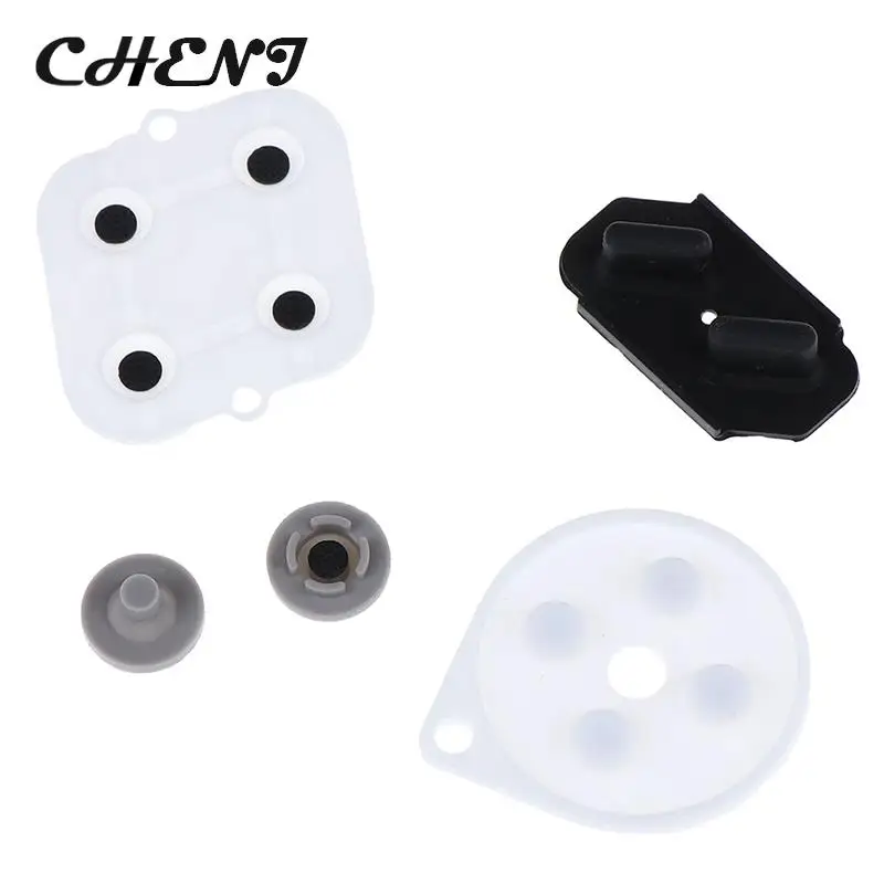 5 Pz/Set Controller Gamepad Cuscinetti In Gomma Conduttiva Pulsante Pad Keypad Sostituzione Per Snes