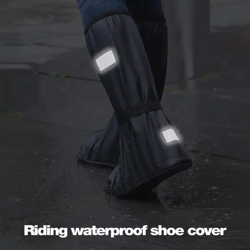 Anti-Slip Reusable Foldable High Waterproof Rain Boot Shoe Cover Shoe Protector-Motorcycle Rain Shoe，Waterproofing solutions for