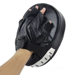 Premium Breathable PU Leather Boxing Gloves (Black Boxer Target)