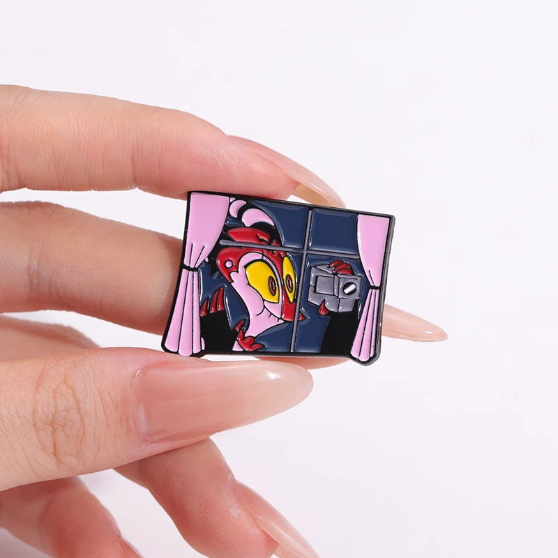 Fantasy Anime Hazbin Hotel Enamel Pins Custom Movie Inspiration Figure Badge Backpack Brooches Clothes Lapel Pin Jewelry Gift