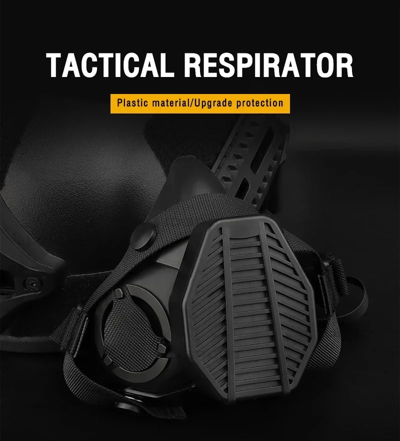 Tactical Half-mask Respirator For Airsoft And Outdoor Activities_voghion.com