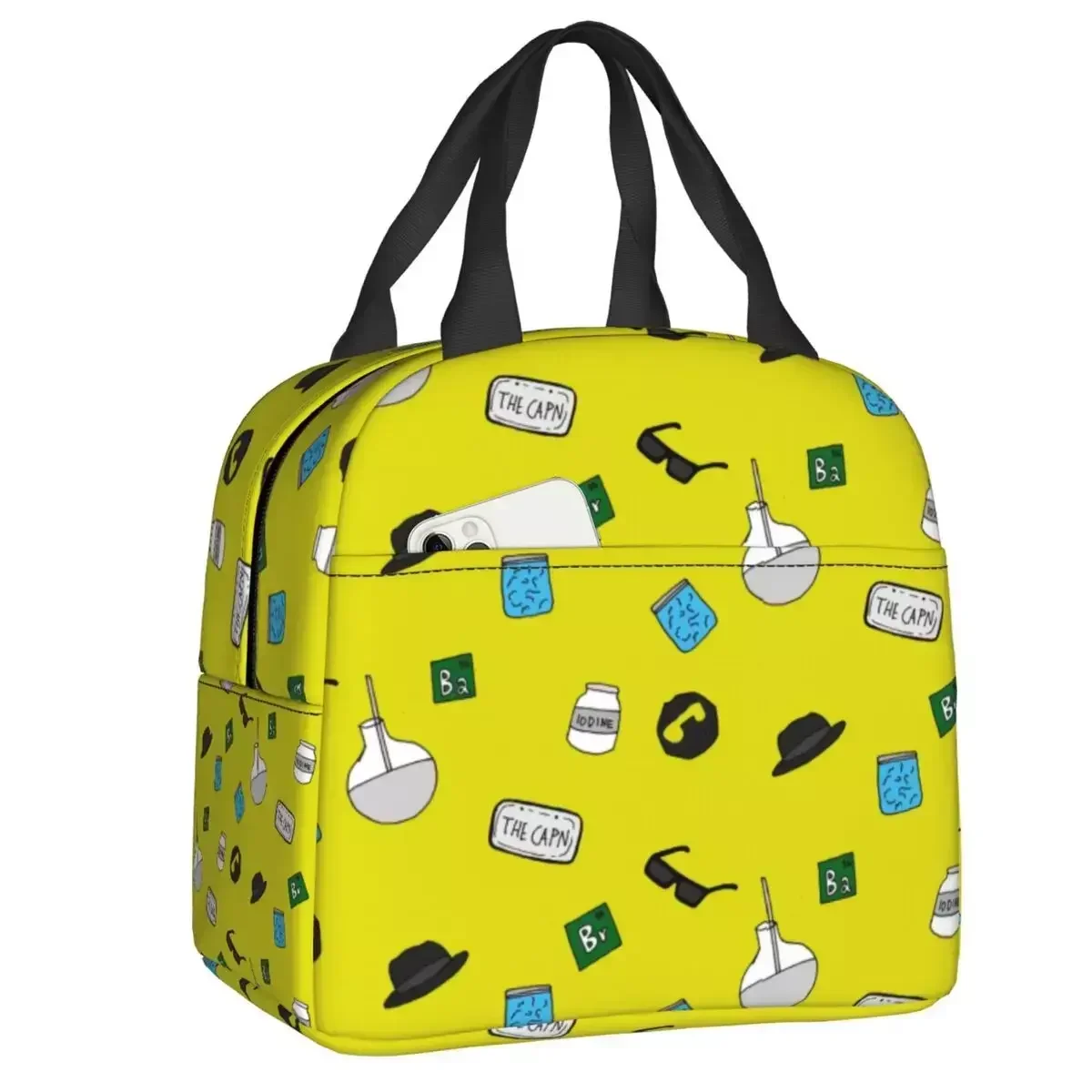 

Breaking Bad TV Thermal Insulated Lunch Bags Heisenberg Lunch Container For Outdoor Camping Travel Multifunction Food Box