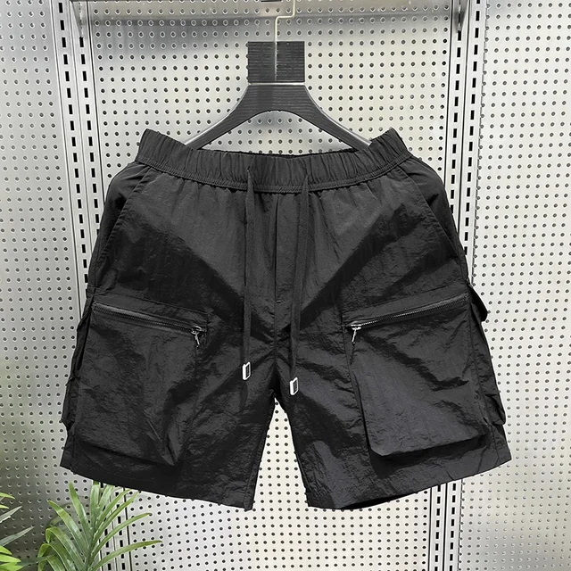 Summer Men's Casual Sports orts Qui Dry Beach Fourths Multi kets Youth Active Sle mid Waist Straight Leg een Color 5