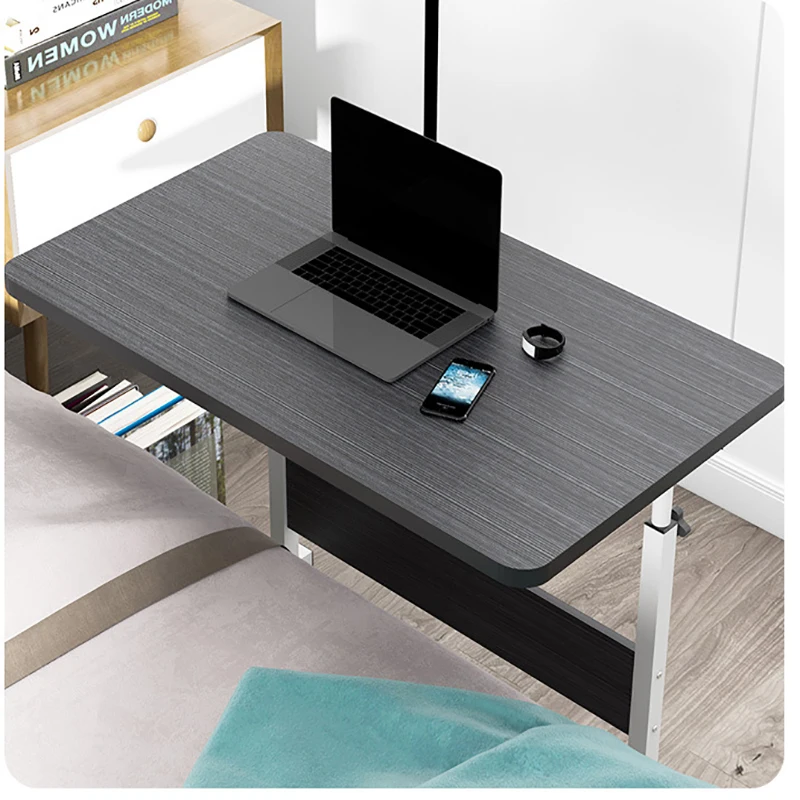 Portable Mobile Lift Computer Folding Desk Study Table Height Adjustable Computer Desk Lap Bed Tray Bed Work Furniture