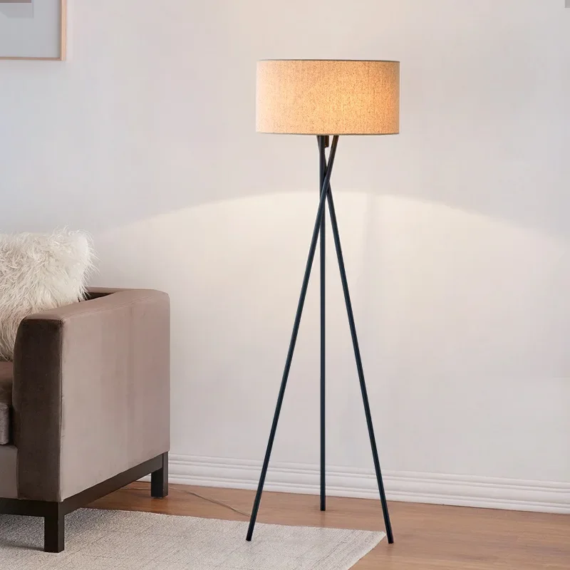 

Nordic Creative Led Floor Lamp Bedside Desk Lamp Black Floor Light Living Room Dining Room Bedroom Bedside Decor Lighting Indoor