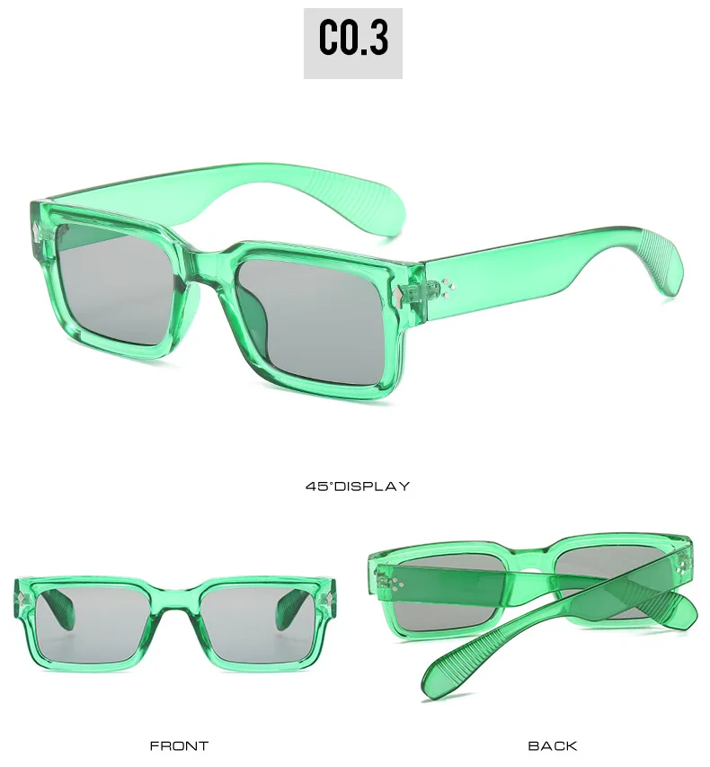 Trend Quadratische getönte Lesebrille Männer Frauen UV-Schutz Outdoor Schatten Sonnenbrille Persönlichkeit Presbyopie Leser +1,0 bis +4,0 – Detail 7