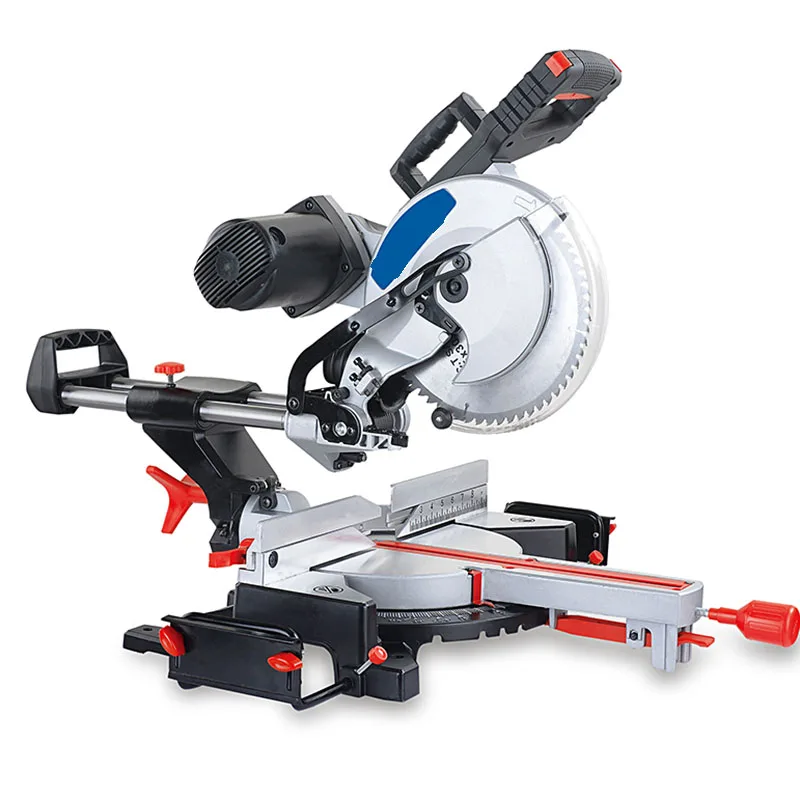 

10 дюймов 12 дюймов 45 градусов торцовочная пила Jifa маленькая Тяговая пила поперечная пила Точная настольная машина для резки алюминия и дерева