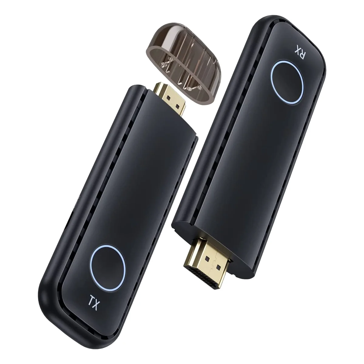 

Wireless HDMI-Compatible Transmitter and Receiver, 5G/2.4GHz for Streaming Video/Audio From Laptop, PC, HDTV/Projector