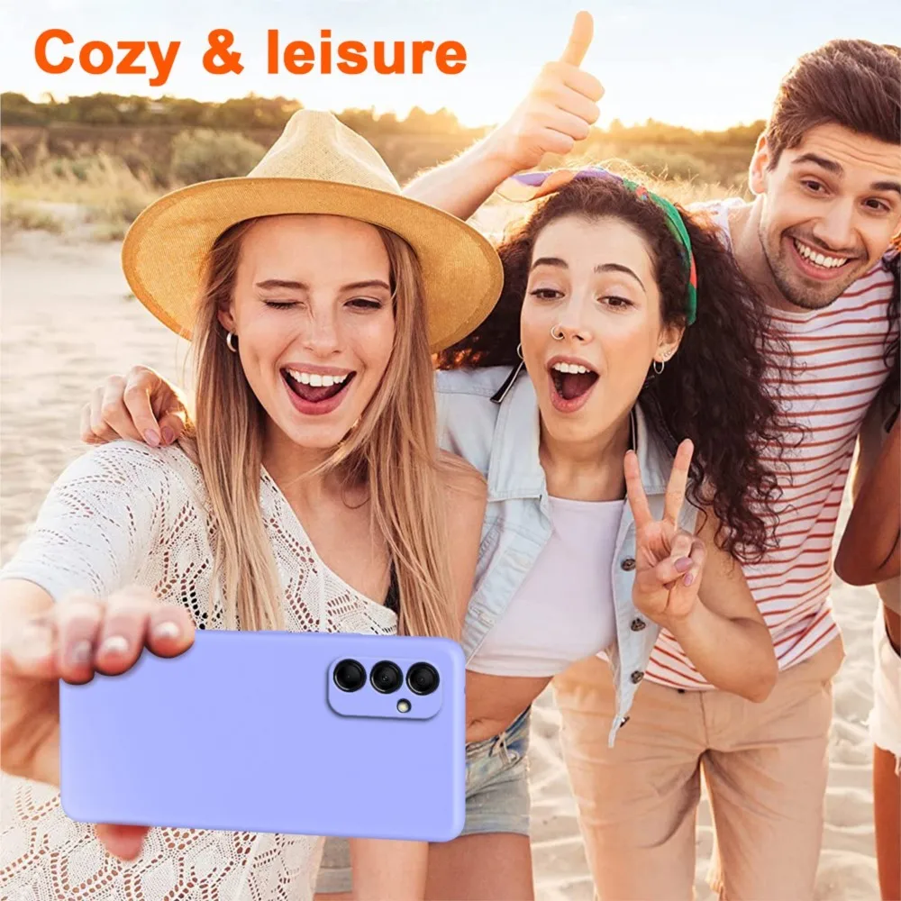 Luxury Ultra-Thin Liquid Silicone Shockproof Phone Case - Cute Design