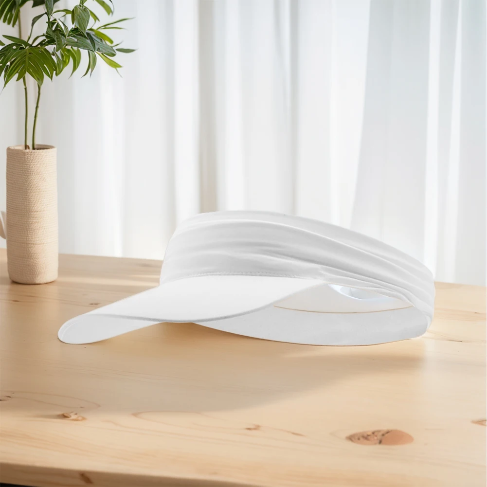 썬 바이저 모자 통기성 태양 보호 캡 안티 UV 야외 스포츠 모자 테니스 달리기를 위한 빠르게 건조되는 시원한 태양 모자