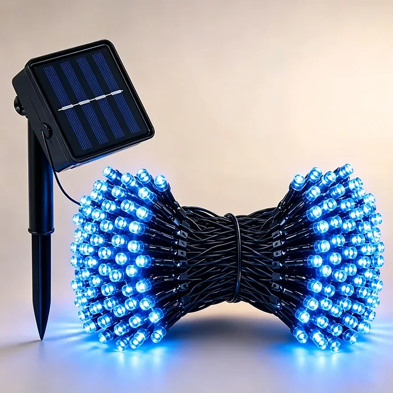 Solar-Powered LED Fairy String Lights - Waterproof Outdoor Starry Decoration